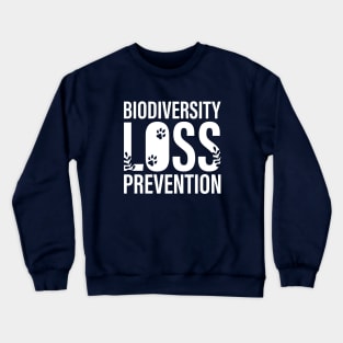 Biodiversity loss prevention Crewneck Sweatshirt